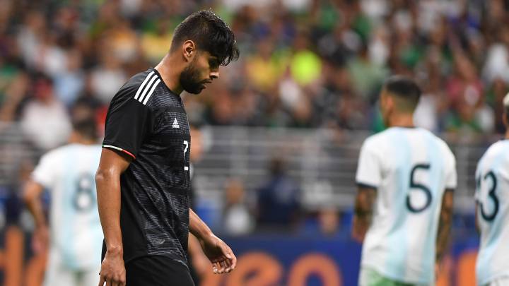 México fue goleado por Argentina en partido amistoso