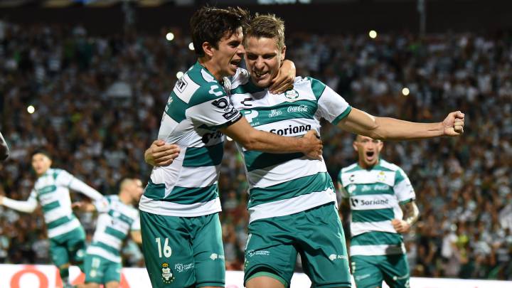 Santos Laguna y Pachuca empatan en la jornada 9 de la Liga MX