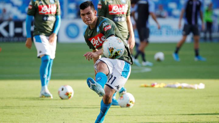 Ancelotti volvió a elogiar al 'Chucky' Lozano