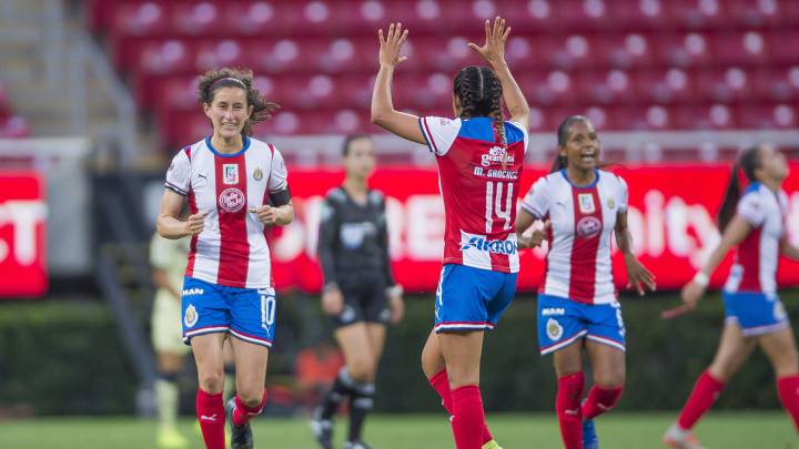Chivas goleó al América en el Clásico de la Liga MX Femenil
