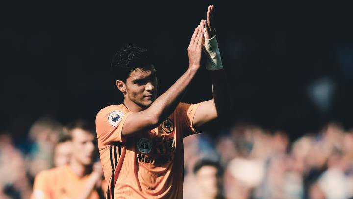 Raúl Jiménez ante Braga, pocas oportunidades y sin gol