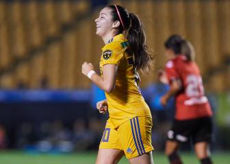 ¡Chilena de Katty Martínez! Las Tigres se divierten en grande