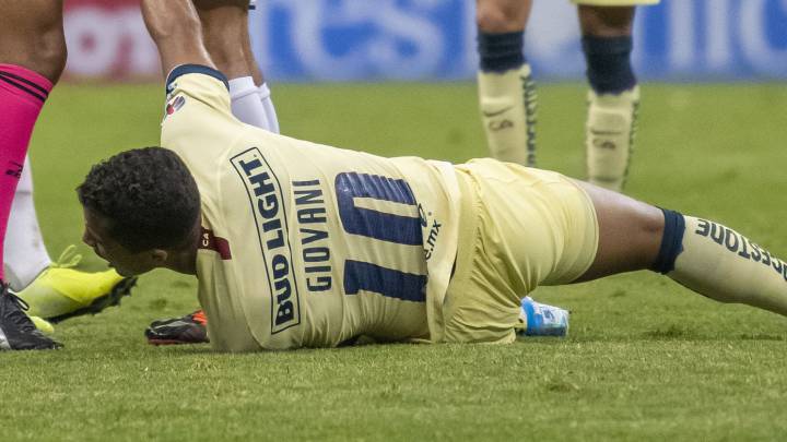 Giovani Dos Santos y su calvario de lesiones con América