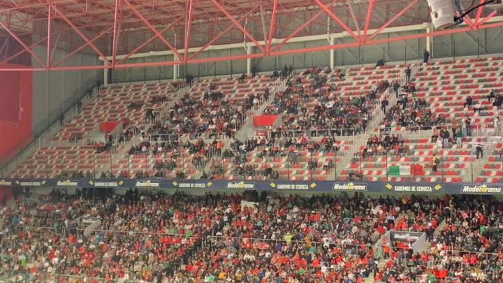 La Selección Mexicana no llena el Nemesio Diez