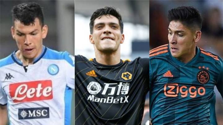 Raúl Jiménez, el más destacado de la legión europea