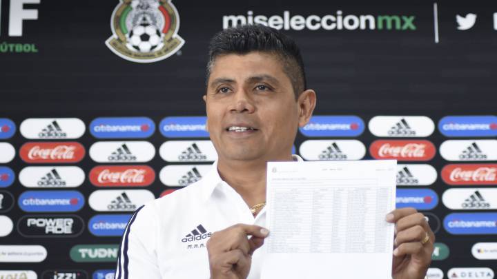 Marco Antonio Ruiz presenta su lista de jugadores para el Mundial Sub-17 de 2019.