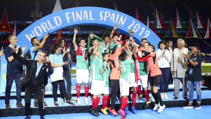 México, campeón del mundo tras ganar la Danone Nations Cup.