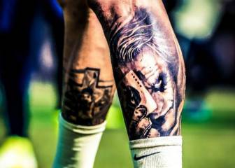 Nicolás Castillo presume nuevo tatuaje del Joker
