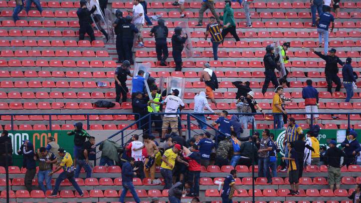 La violencia reaparece en el Atlético de San Luis vs Querétaro
