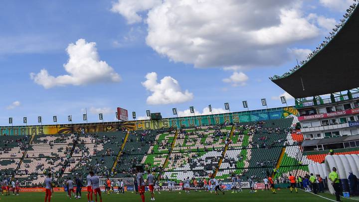 Aspecto del Estadio León.