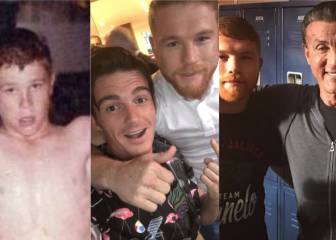 10 fotos inéditas del Canelo; Fan de Chivas y de Rocky