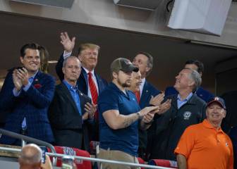 Trump fue abucheado en el Juego 5 de la Serie Mundial