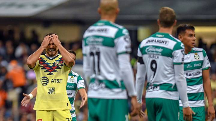 América vs Santos (1-2): resumen del partido y goles