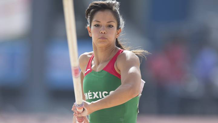 Olimpia Villalobos en competencia durante el Festival Deportivo Panamericano México 2014.