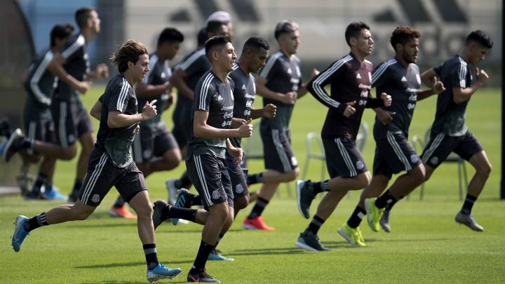 La Selección Mexicana cumplió su primer entrenamiento en el CAR