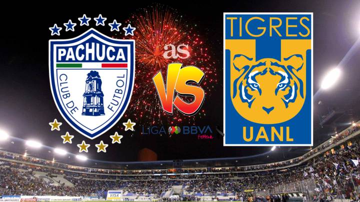 Pachuca – Tigres en vivo: Liga MX Femenil, semifinal