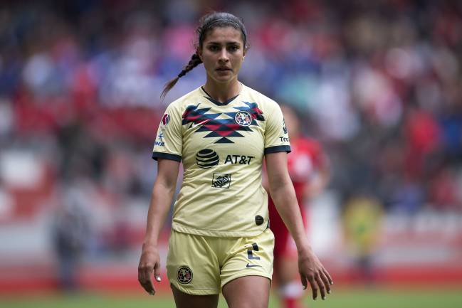 Alondra González, jugadora de América