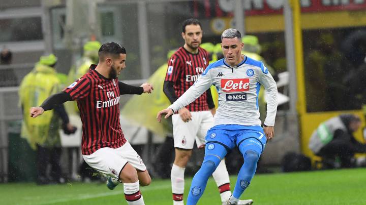 Milan – Napoli en vivo: Serie A, jornada 12
