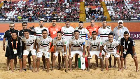 México - Tahití en vivo: Mundial de Playa