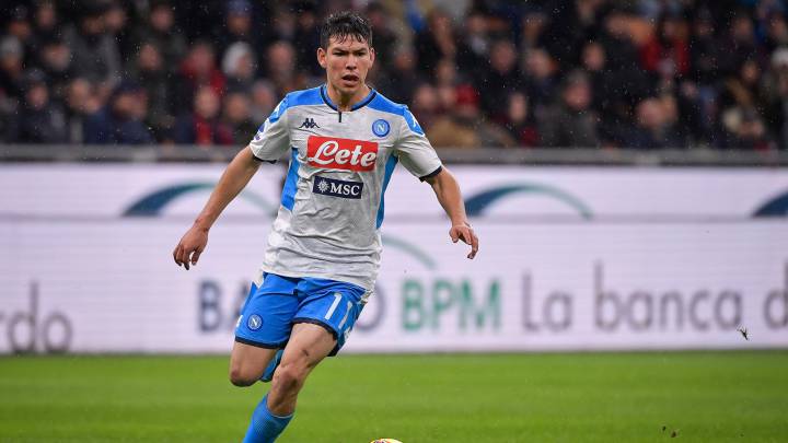 Hirving Lozano, con participación discreta en Champions League