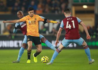 Wolves, con Raúl Jiménez, derrota a West Ham