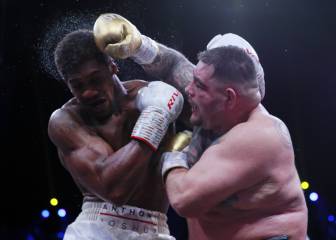 Las mejores imágenes del combate entre Ruíz y Joshua