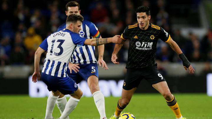 Brighton - Wolves en vivo: Premier League, jornada 16