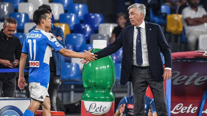'Chucky' Lozano está agradecido con Carlo Ancelotti