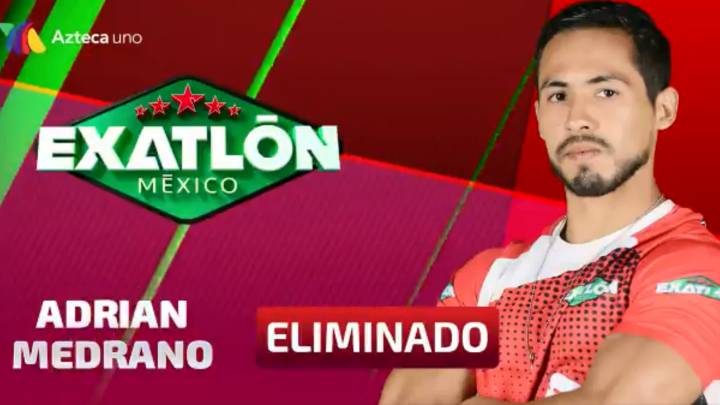 Adrián Medrano, decimosexto eliminado de Exatlón México