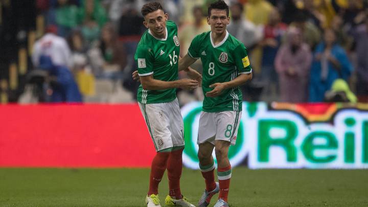 Héctor Herrera e Hirving Lozano, Selección Mexicana