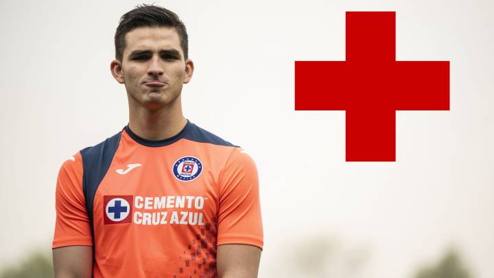 Sebastián Jurado se lesionó durante entrenamiento con Cruz Azul