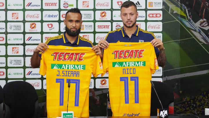Jordan Sierra y Nicolás López, Tigres