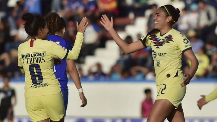 Cruz Azul - América en vivo: Liga MX Femenil, jornada 2