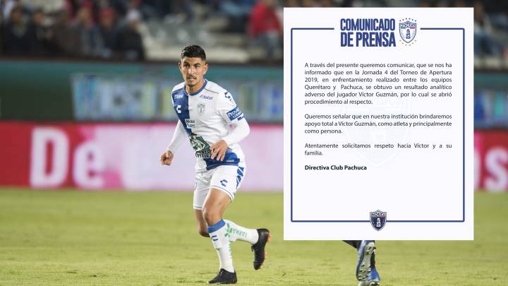 Pachuca y Liga MX se pronuncian en el tema Víctor Guzmán