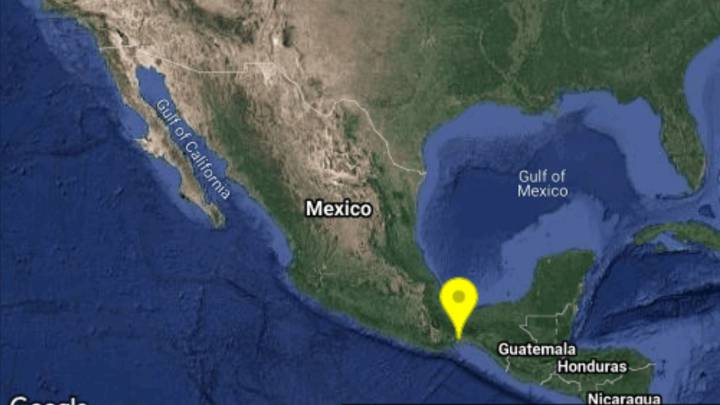 Se registró sismo de 5.3 grados al sur de Ciudad Ixtepec, Oaxaca