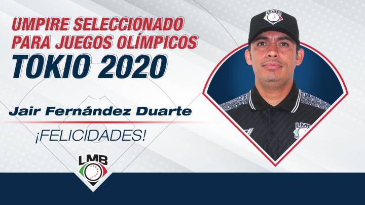 Jair Fernández, el umpire que representará a México en Tokio 2020