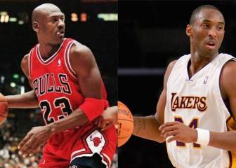 Las mismas jugadas entre Kobe Bryant y Michael Jordan