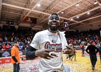 El festejo de Fuerza Regia al ganar la Zona Este de la LNBP