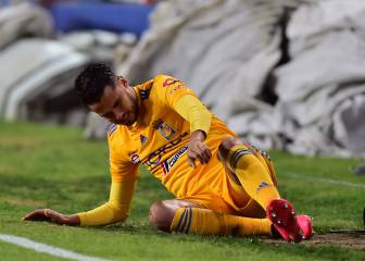 Diego Reyes baja de Tigres entre 15 y 20 días
