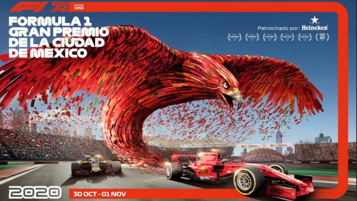 Revelan póster para el Gran Premio de México 2020