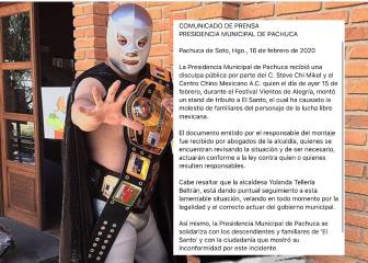 Pachuca se deslinda de Hijo del Santo 'pirata'