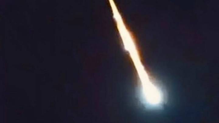 Captan supuesta caída de Meteorito en la Ciudad de México