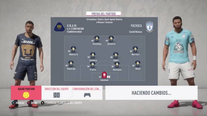 Pumas vence a Pachuca en la jornada 1 de la eLiga MX