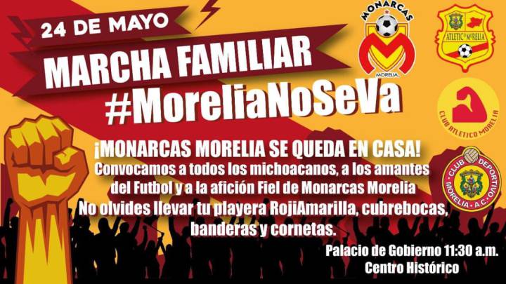 Aficionados de Morelia preparan marcha contra la mudanza