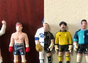 El cirujano que recrea ídolos del deporte en plastilina
