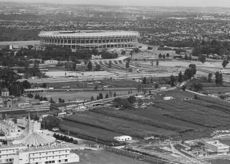 Así fue la construcción e inauguración del Estadio Azteca