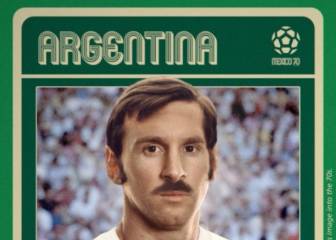 Así lucirían Cristiano y Messi si hubieran jugado en el mundial de México 1970