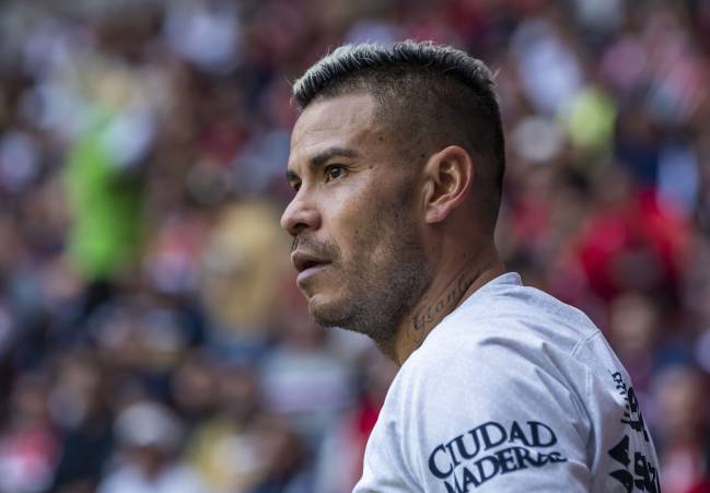 Pablo Barrera en una de sus últimas apariciones con Pumas