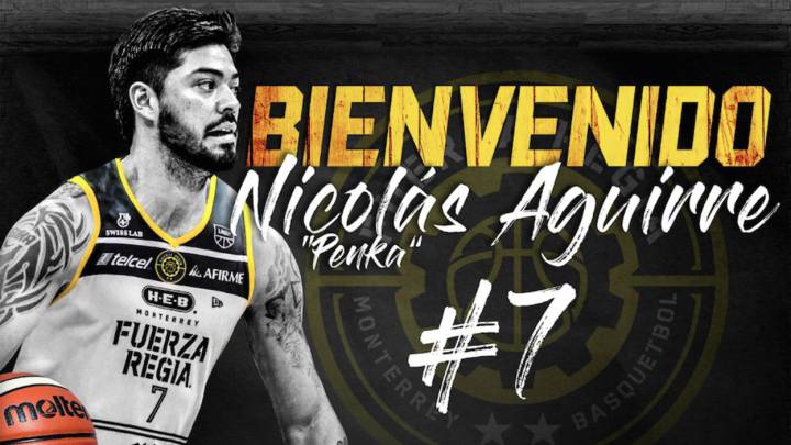 Fuerza Regia se refuerza con el base argentino Nicolás Aguirre