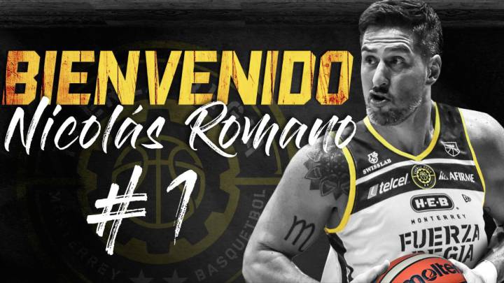 Nicolás Romano, tercer refuerzo de Fuerza Regia para LNBP 2020